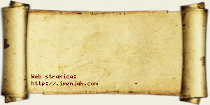 Olga Binić vizit kartica